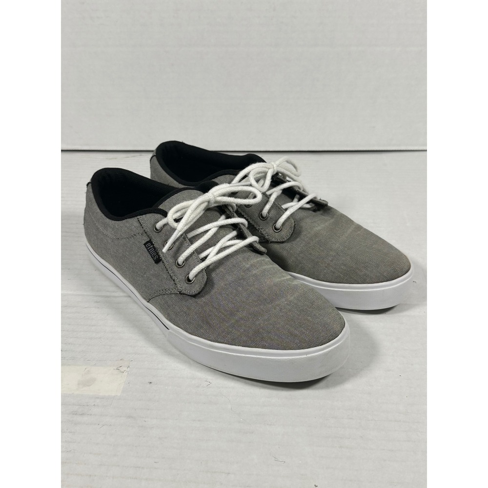 Etnies Men Jameson 2 Eco Grey White Skate Shoes Low Top Sneakers 10.5 4101000323